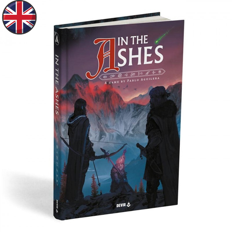 In the Ashes - board game book ENG